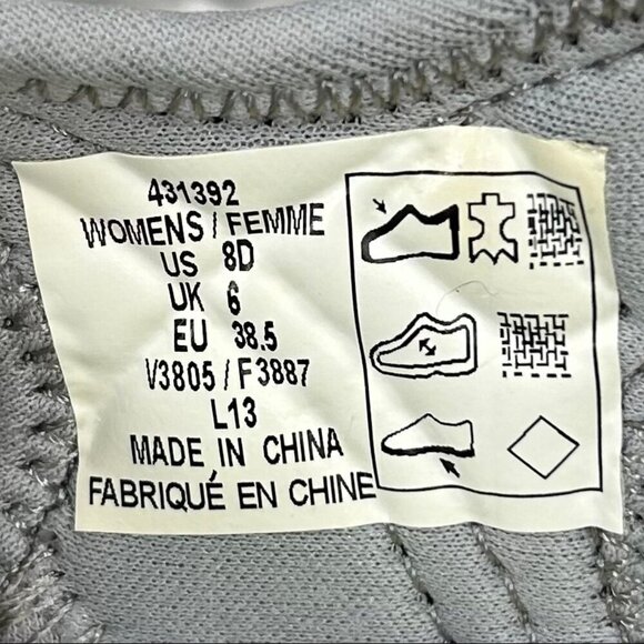 Lands' End Gray Closed Toe Comfort Adjustable Sport Hiking Sandals Size 8D - Picture 10 of 12